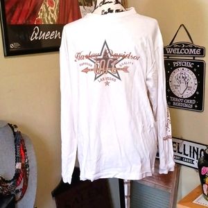VINTAGE HARLEY DAVIDSON Cafe Las Vegas Proud To Be An American Men's L